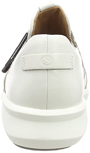 Clarks Un Rio Strap, Zapatillas Mujer, Off White Snake Combi-Reloj de Pulsera, 39 EU