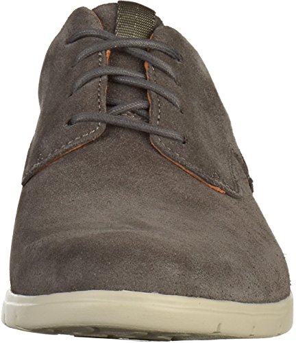 Clarks Vennor Walk, Zapatos de Cordones Derby Hombre, Gris (Grey Suede), 42 EU