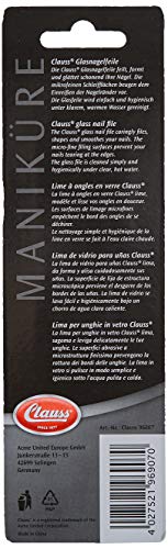 Clauss lima de uñas 96.807 vidrio, 1 pieza