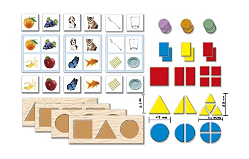 Clementoni- Sapientino Primeros Descubrimientos 1 año Educativo con Actividades Montessori, Juego de Desarrollo cognitivo-Made in Italy, Multicolor (16342)