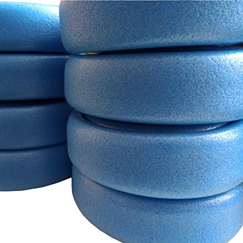 Clever Leon 8 Tubos de Espuma Protectora Para Cama Elastica Exterior, Protector Cama Elastica Para Niños Y Trampolines Fitness, Repuesto Cama Elastica Exterior, Fundos Para 8 Tubos