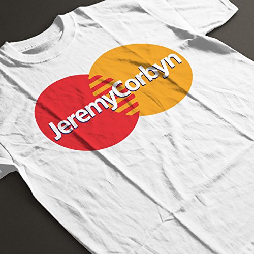 Cloud City 7 Jeremy Corbyn MasterCard Logo Men's T-Shirt