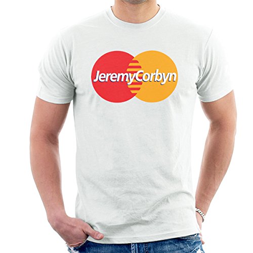 Cloud City 7 Jeremy Corbyn MasterCard Logo Men's T-Shirt