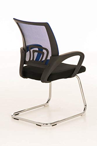 CLP Silla De Conferencia Eureka En Estilo Cantilever Eureka I Silla Confidente con Reposabrazos I Silla De Oficina Moderna & Sin Ruedas I Color:, Color:Gris