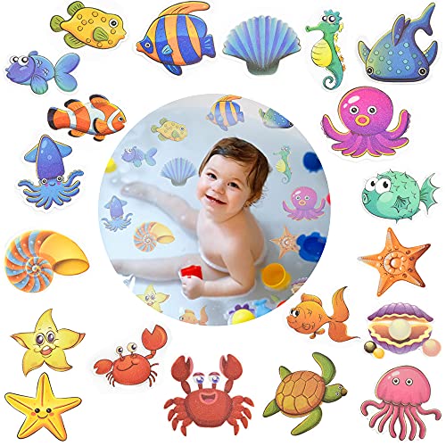 CODIRATO 20 PCS Pegatinas Antideslizantes para Bañera Antideslizante Bañera Pegatinas Autoadhesivo Ducha Antideslizante Pegatinas Adhesivos Bañera Antideslizantes para Baño, Ducha, Escaleras