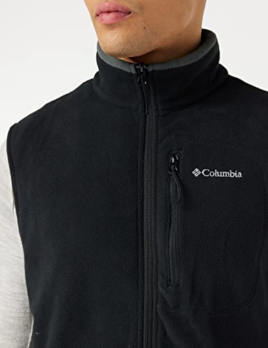 Columbia Fast Trek Fleece , Chaleco polar Hombre, Negro (BLACK), M