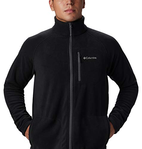 Columbia Fast Trek II Full Zip Fleece, Forro polar con cremallera Hombre, Negro (BLACK), L