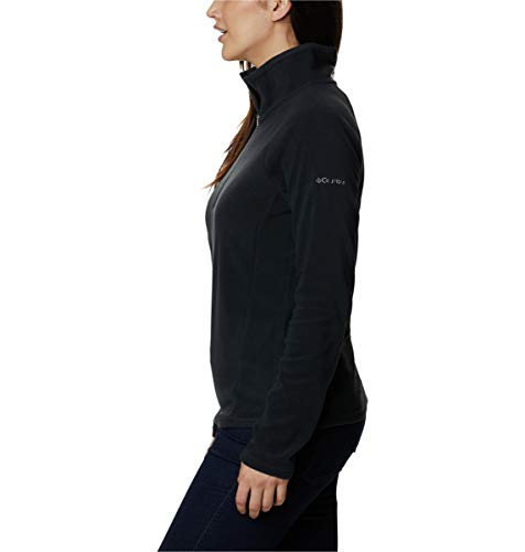 Columbia Glacial IV 1/2 Zip Forro Polar con Media Cremallera, Mujer, Black, M