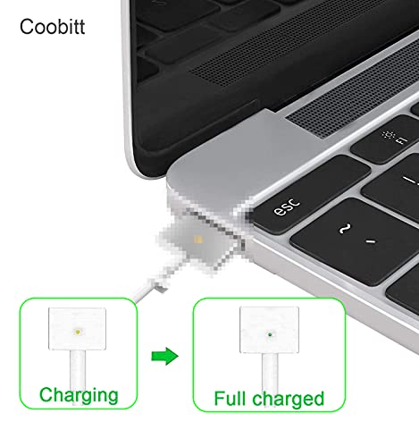 Compatible con Mac Book Pro Charger, Adaptador de Corriente 45W / 60W T-Tip Conector Magnético Cargador, Adecuado para A1425 A1435 1502 Mac Book Pro 13 Retina (2013 2014, principios de 2015)