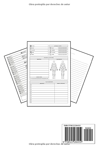 Consultas De Fisioterapia: Cuaderno del fisioterapeuta - Libro de consultas para registrar todo sobre sus sesiones con sus pacientes - Regalo original para fisioterapeuta