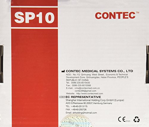 Contec - Espirómetro de diagnóstico SP10 con pantalla a color y software para PC - Portátil