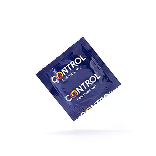 CONTROL Preservativos Hot Passion - Condones Con Efecto Calor Y Textura De Puntos Y Estrías Para Mayor Estimulación - 10 Uds - Látex - Color Transparente - Forma Ergonómica, estandar, 45 g