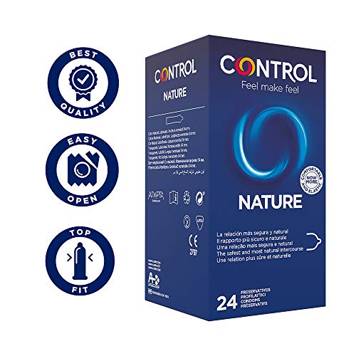 Control Preservativos Nature, Finissimo, Senso 72 ud - Pack 3 Cajas De Condones: 1x Placer Natural, 1x Súper Fino y 1x Más Fino 24 ud, Lubricados, Ajuste Perfecto, Sexo Seguro (Caja Ahorro)