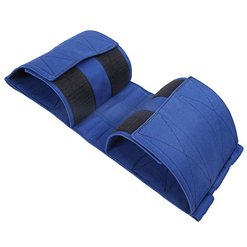 Correa Azul para piernas de Silla de Ruedas, cinturón de sujeción para Silla de Ruedas, cinturón de Seguridad Antideslizante para un Ancho de Asiento de 13,8 a 24,4 Pulgadas en el hogar de