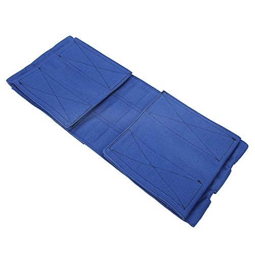 Correa Azul para piernas de Silla de Ruedas, cinturón de sujeción para Silla de Ruedas, cinturón de Seguridad Antideslizante para un Ancho de Asiento de 13,8 a 24,4 Pulgadas en el hogar de