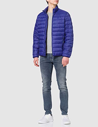 Cortefiel Cazadora Thermolite Ultraligera Chaqueta, Azul Oscuro, L para Hombre