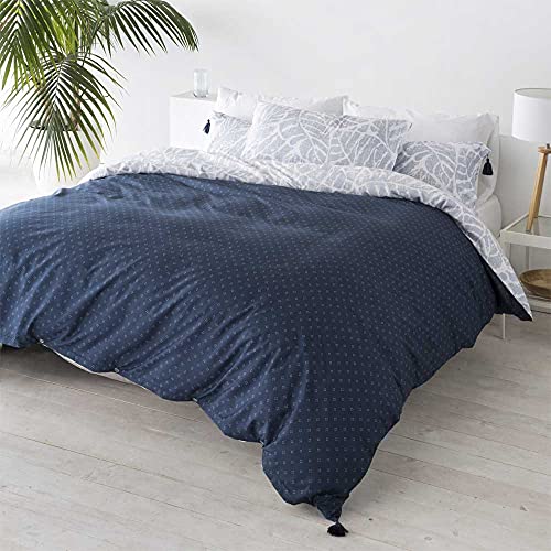 COTTON ARTean Funda Nordica Reversible ARTEDO Cama de 200 Cierre con Botones. HIPOALERGENICA