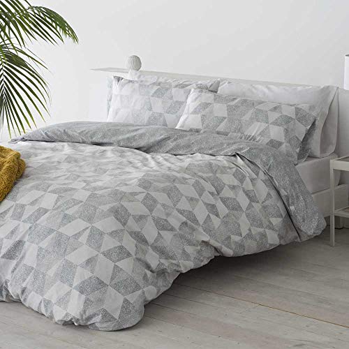 COTTON ARTEAN Funda Nordica Reversible CUDILLERO Cama de 105 Cierre con Botones. HIPOALERGENICA