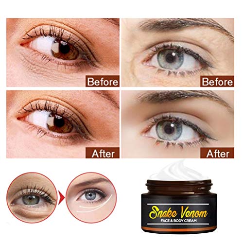 Crema para ojos Veneno de serpiente Crema para ojos Reafirmante Hidratante Aligeramiento Líneas finas Crema para los ojos Delicias para los ojos Mejora el suero Elimina las ojeras Crema antiarrugas