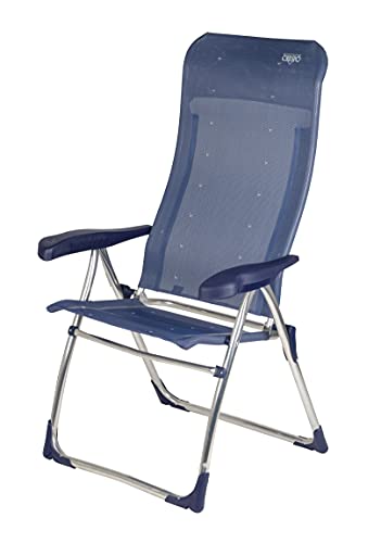 Crespo - Silla reclinable AL-215 - 7 posiciones - Azul marino