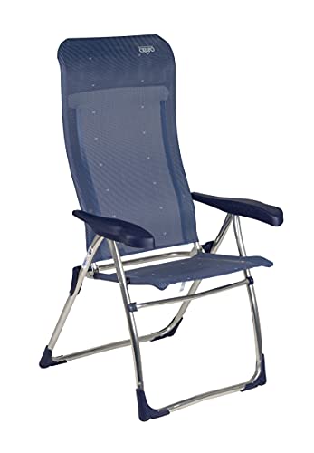 Crespo - Silla reclinable AL-215 - 7 posiciones - Azul marino