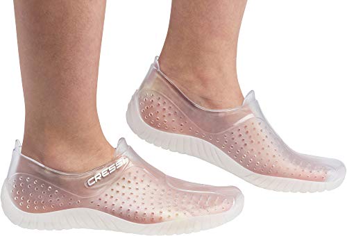 Cressi Water Shoes Escarpines, Unisex Adulto, Claro (Transparente), 43 EU