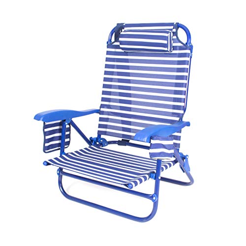 CREVICOSTA QUALITY MARK MARCAS DE CALIDAD 440-2 Silla Caballito Playera. Azul Marinero.