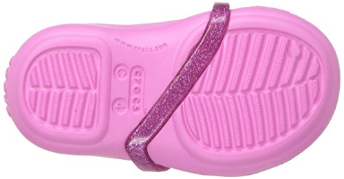 Crocs 204028, Bailarinas con Punta Cerrada Niñas, Rosa (Party Pink), 19/20 EU