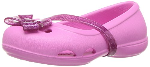 Crocs 204028, Bailarinas con Punta Cerrada Niñas, Rosa (Party Pink), 19/20 EU