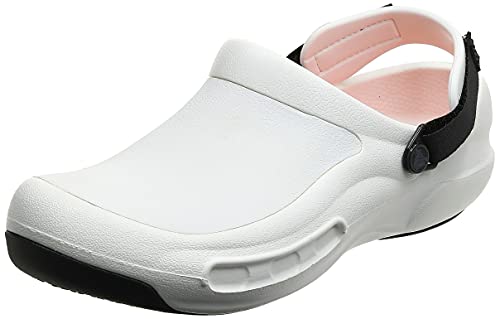 Crocs Bistro Pro LiteRide Unisex Adulta Roomy Fit, Blanco (White 100), 38/39 EU