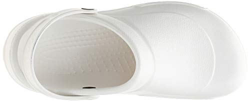 Crocs Bistro, Zuecos Unisex adulto, Blanco (White), 42/43 EU