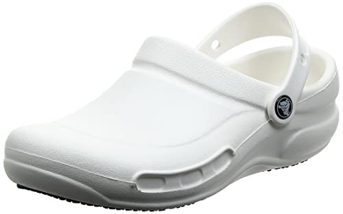 Crocs Bistro, Zuecos Unisex adulto, Blanco (White), 42/43 EU