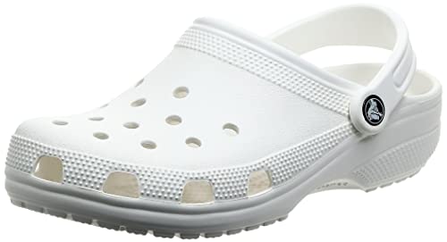 Crocs Classic Clog, Zuecos Unisex Adulto, White, 38/39 EU