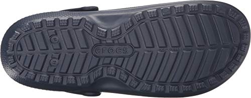 Crocs Classic Lined Clog, Zuecos Unisex Adulto, Navy/Charcoal, 42/43 EU