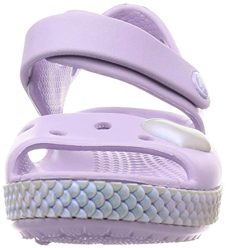 CROCS Crocband Imagination Sandal, Sandalias Tiempo Libre y Sportwear Unisex Infantil, Lavender, 33/34 EU