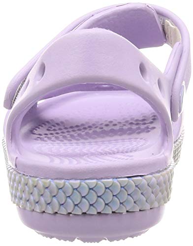 CROCS Crocband Imagination Sandal, Sandalias Tiempo Libre y Sportwear Unisex Infantil, Lavender, 33/34 EU