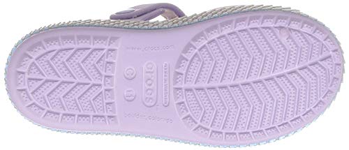 CROCS Crocband Imagination Sandal, Sandalias Tiempo Libre y Sportwear Unisex Infantil, Lavender, 33/34 EU