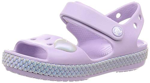 CROCS Crocband Imagination Sandal, Sandalias Tiempo Libre y Sportwear Unisex Infantil, Lavender, 33/34 EU