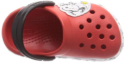 Crocs FL Snoopy Woodstock CG K, Chanclas Tiempo Libre y Sportwear Infantil Unisex niños, Multicolor Flame, 29 EU