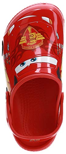 Crocs Fun Lab Cars Clog Unisex Niños Zuecos, Rojo (Flame), 29/30 EU