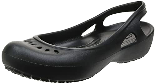 Crocs Kadee Slingback Mujer Sandali con tacco, Negro (Black), 36/37 EU