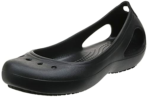 Crocs Kadee Work Mujer Bailarinas, Negro (Black), 34/35 EU