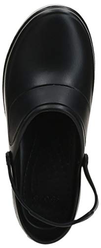 Crocs Mercy Work Mujer Zuecos, Negro (Black), 34/35 EU