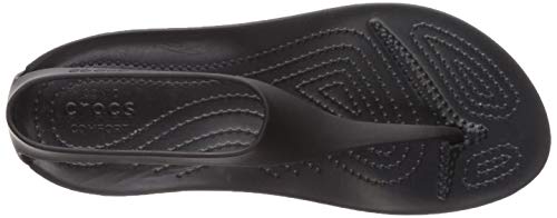 Crocs Serena Mujer Sandalias, Negro (Black 001), 42/43 EU