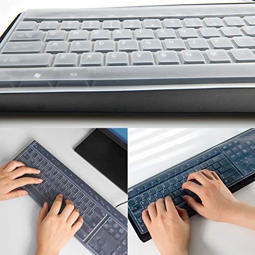 Cubierta Para Teclado De Computadora Protector De Teclado Impermeable Protector De Teclado Universal Para Computadora,Cubierta Protectora Ultrafina,Impermeable Y A Prueba De Polvo,Transparente 1 Pieza