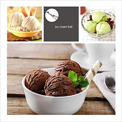 Cuchara de helado - 3 piezas de gatillo de cuchara de helado de acero inoxidable incluye tamaño pequeño （1.57 pulgadas), tamaño mediano (1.96 pulgadas), tamaño grande (2.36 pulgadas)