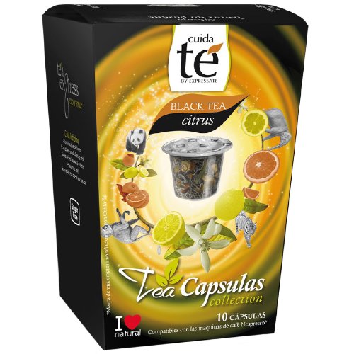 Cuida Te, Té mezcla, 4 tipos de té, Cápsula, Nespresso compatible, 4 x 10 Cápsulas