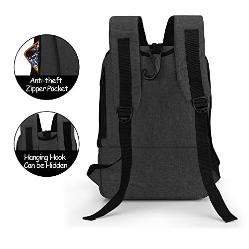 Curmio Bolsa de Transporte para Concentradores de Oxígeno Portátiles, Mochila POC Universal con Paneles de Malla, Compatible con Unidades Inogen, Oxygo, Caire, Perfecta para Llevar,Negro.