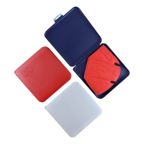 Cussi - 3x MaskCase, estuches cuadrados para guardar mascarillas (2)