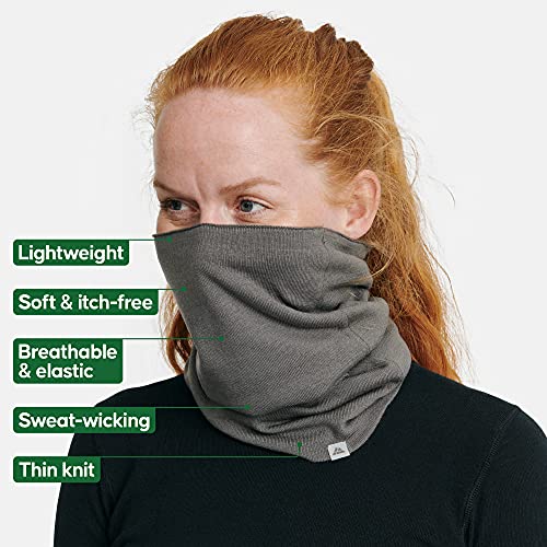 DANISH ENDURANCE Merino Neck Gaiter One Size Grey 1-pack